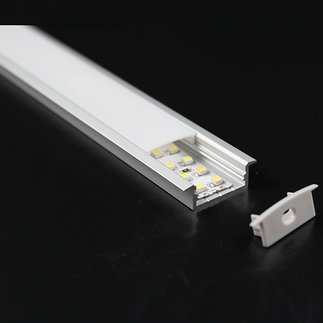 W23.5mm*H10.9mm (Inner Width 20mm) LED Aluminum Profile With Wing