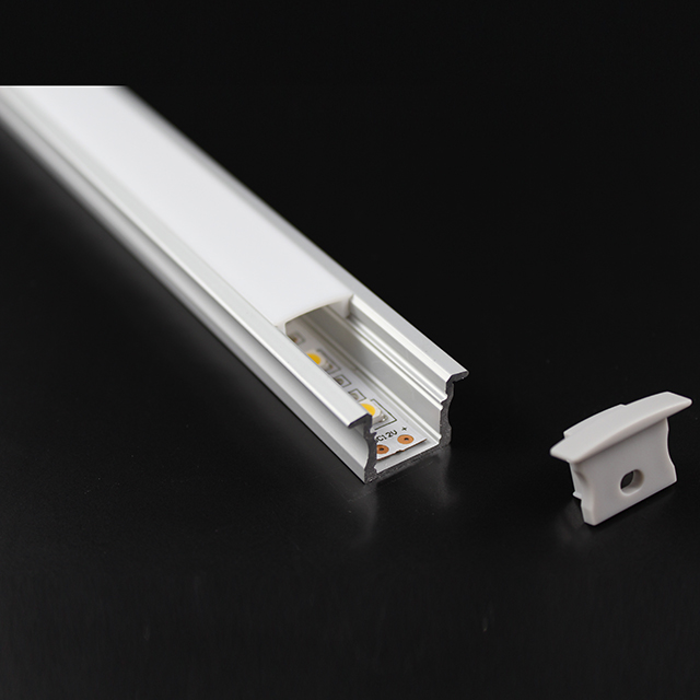W17.1mm*H15.3mm (Inner Width 12.2mm) LED Aluminum Profile With Wing