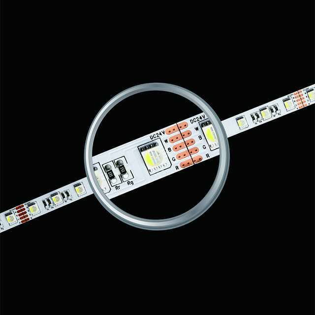 SMD5050 60LEDs 19.2W RGBW UL Led Strip Light