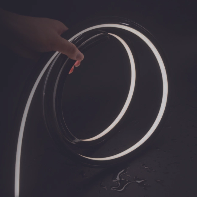 Black Vertical Bending 16x15mm Neon