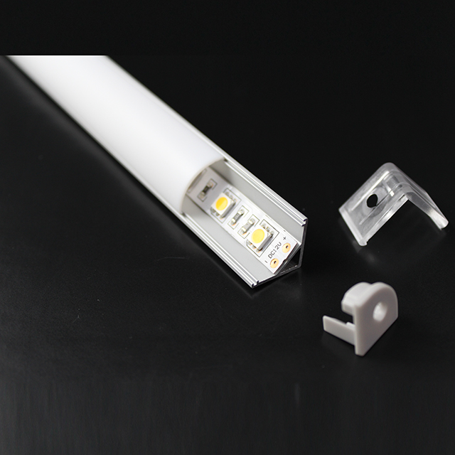 W16mm*H16mm (Inner Width 10mm) LED Aluminum Profile Triangle Shape