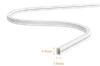 Horizontal Bending 03x06mm Neon