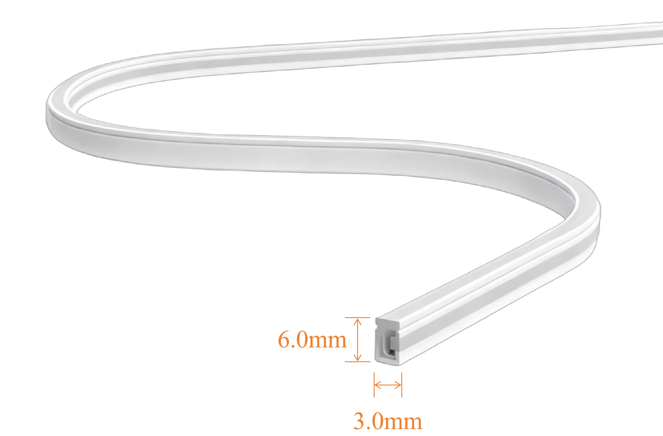 Horizontal Bending 03x06mm Neon