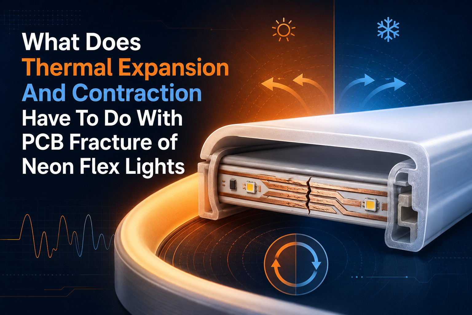 What Does Thermal Expansion And Contraction Have To Do With PCB Fracture Of Neon Flex Lights?